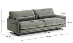 KAVE HOME Sofa VELIRO