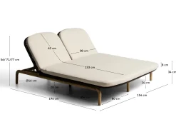 KAVE HOME Sonnenliege ALIPA