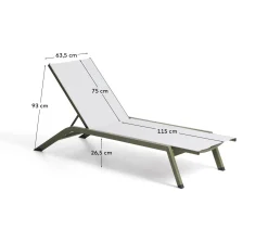 KAVE HOME Sonnenliege CAPRAIA