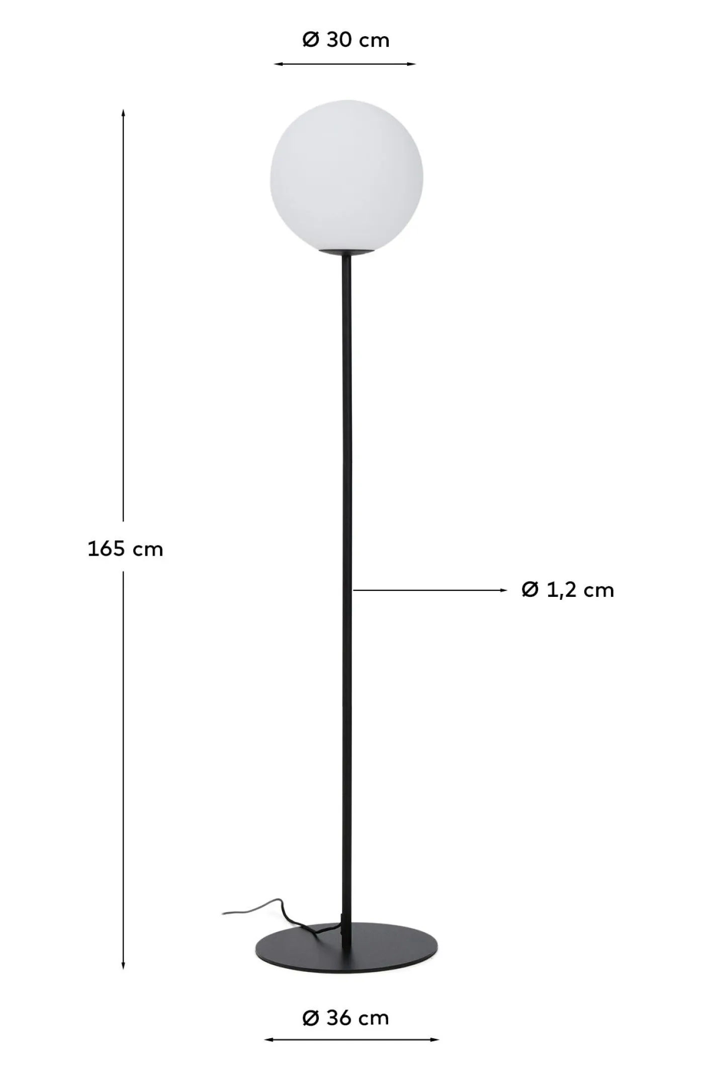 KAVE HOME Stehlampe BRISIA