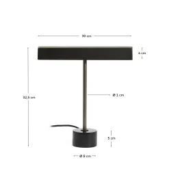 KAVE HOME Tischlampe LYNOR