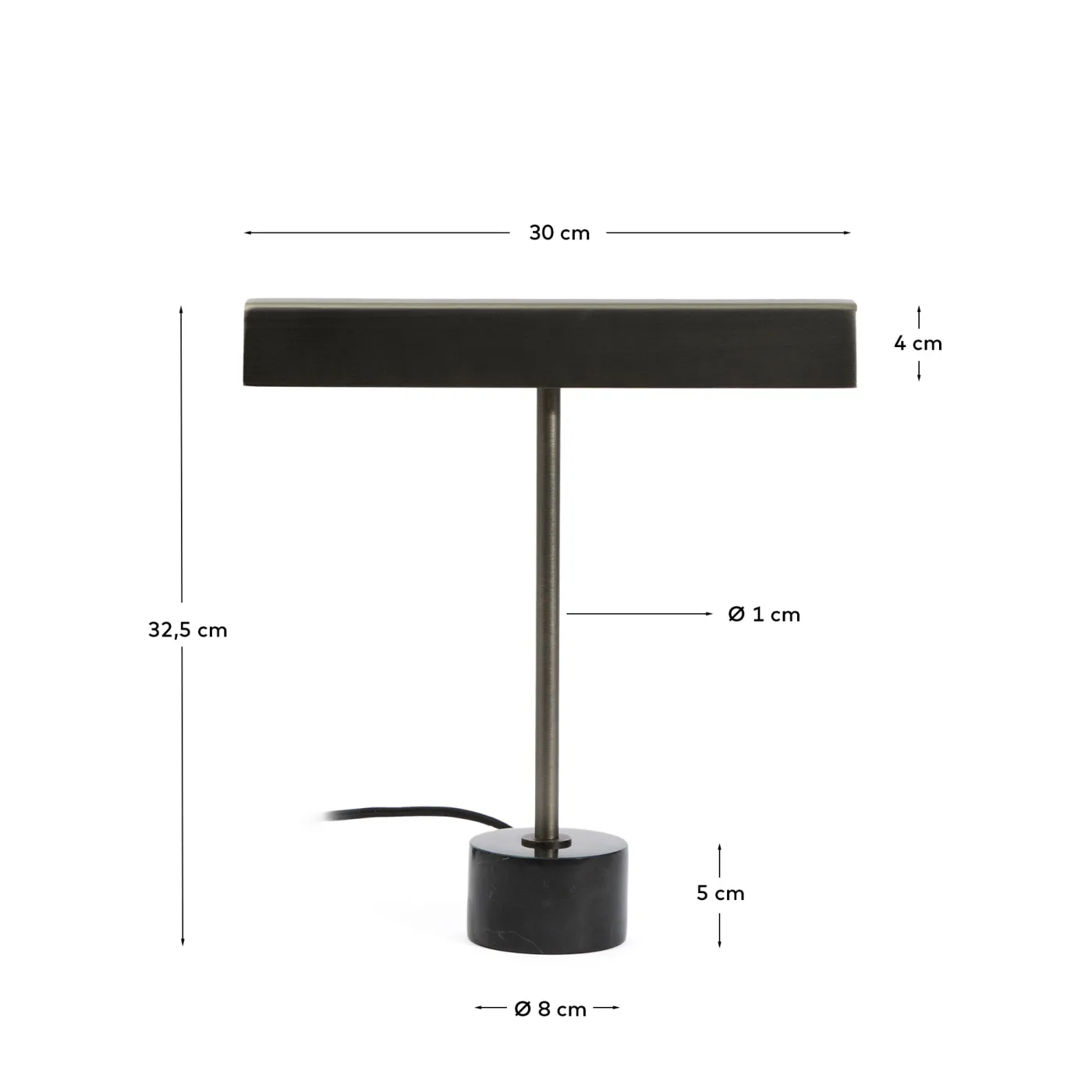 KAVE HOME Tischlampe LYNOR