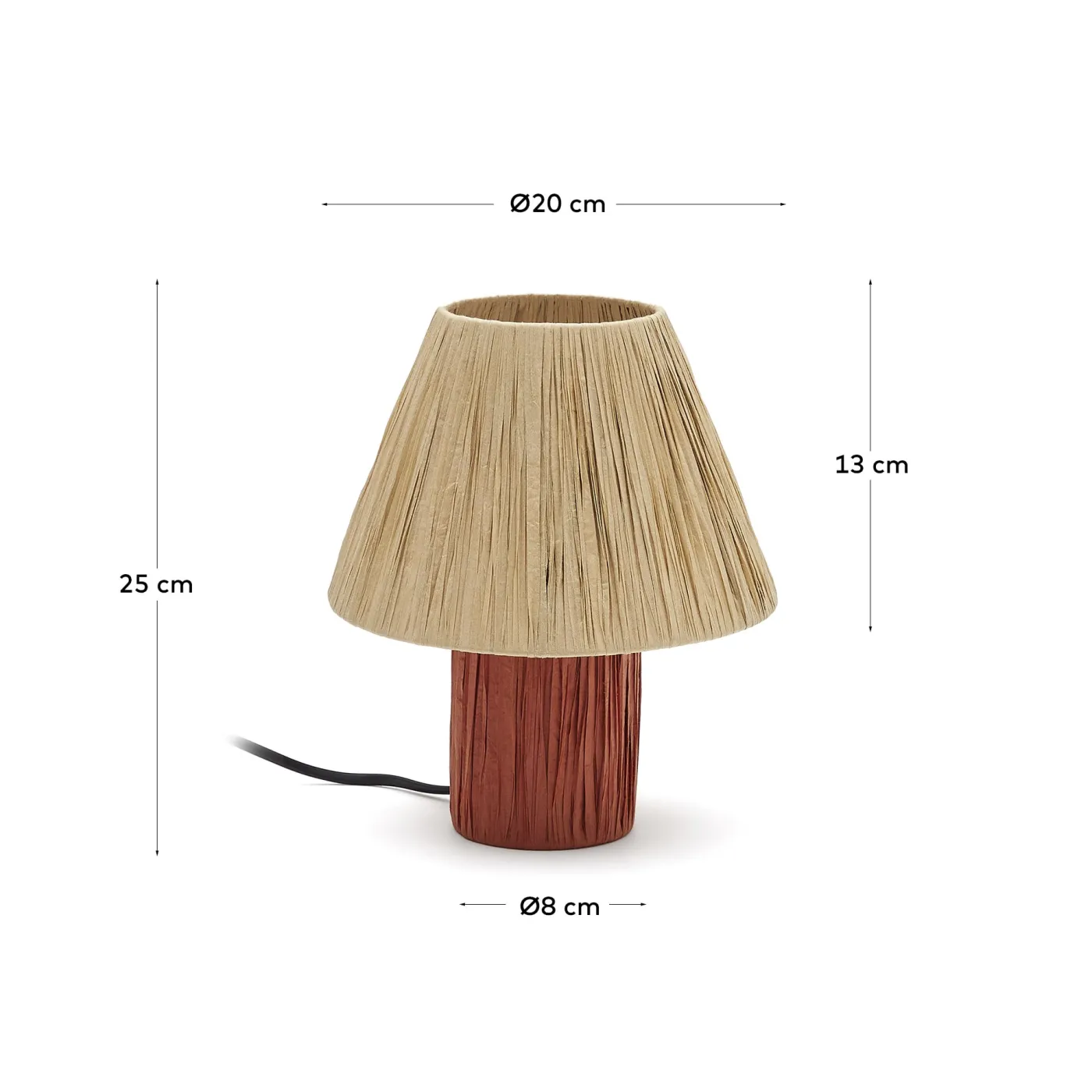 KAVE HOME Tischleuchte PULMI