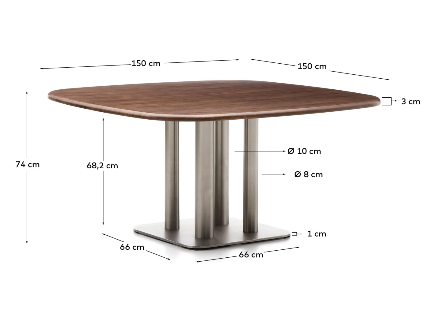 KAVE HOME Tisch MELVAR