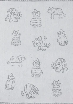 KRACHT Küchentuch KATZENREIHE
