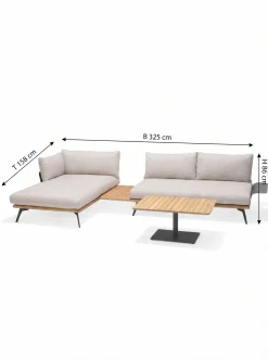 LIFESTYLE GARDEN Gartenlounge PEARL