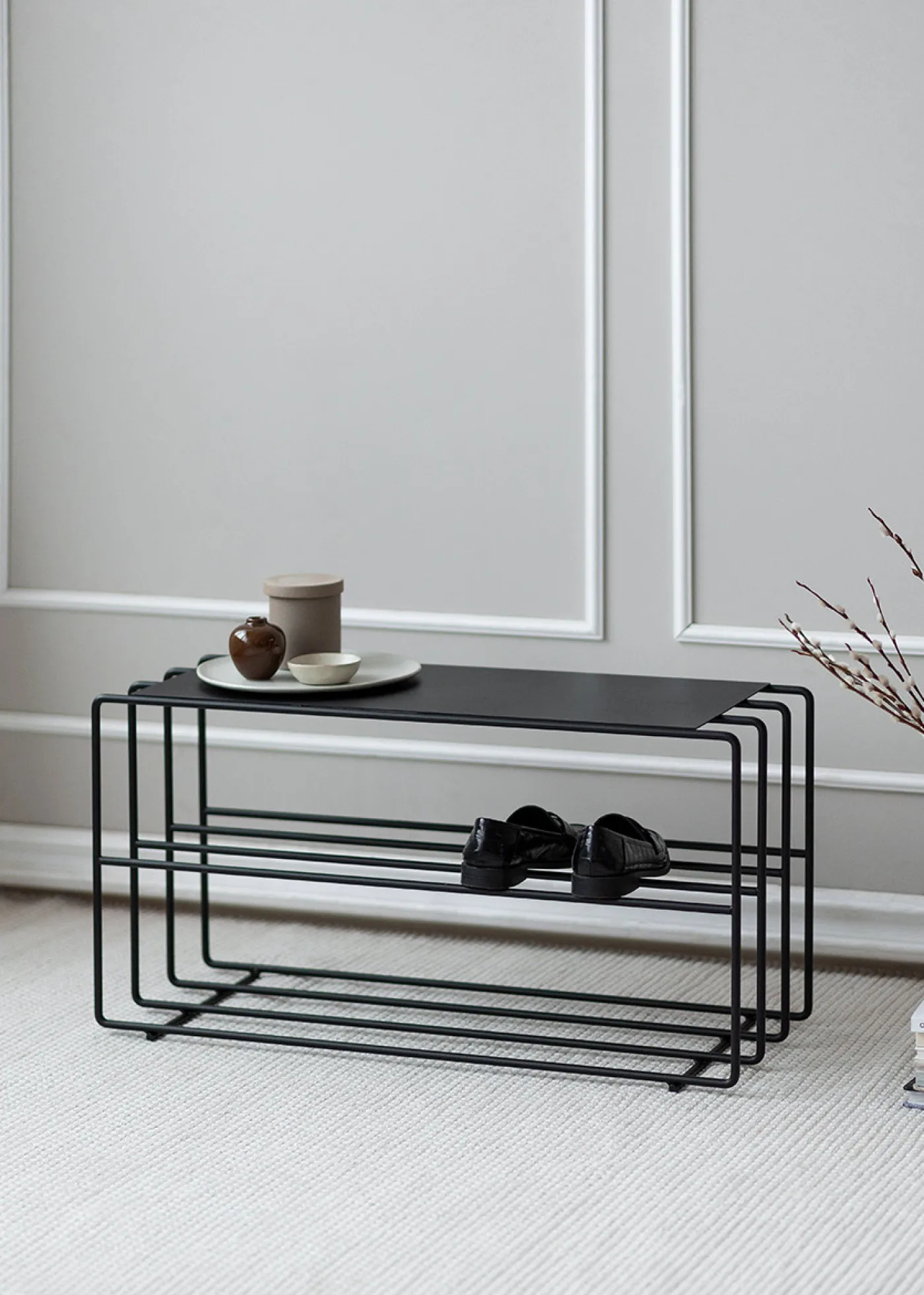 METALLBUDE Schuhregal NEVA