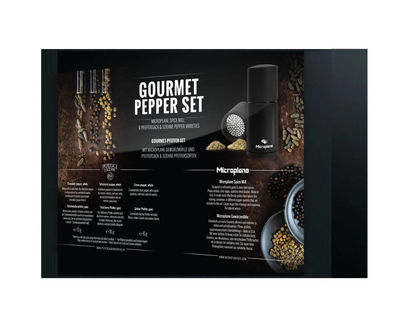 MICROPLANE Pfeffer-Set GOURMET