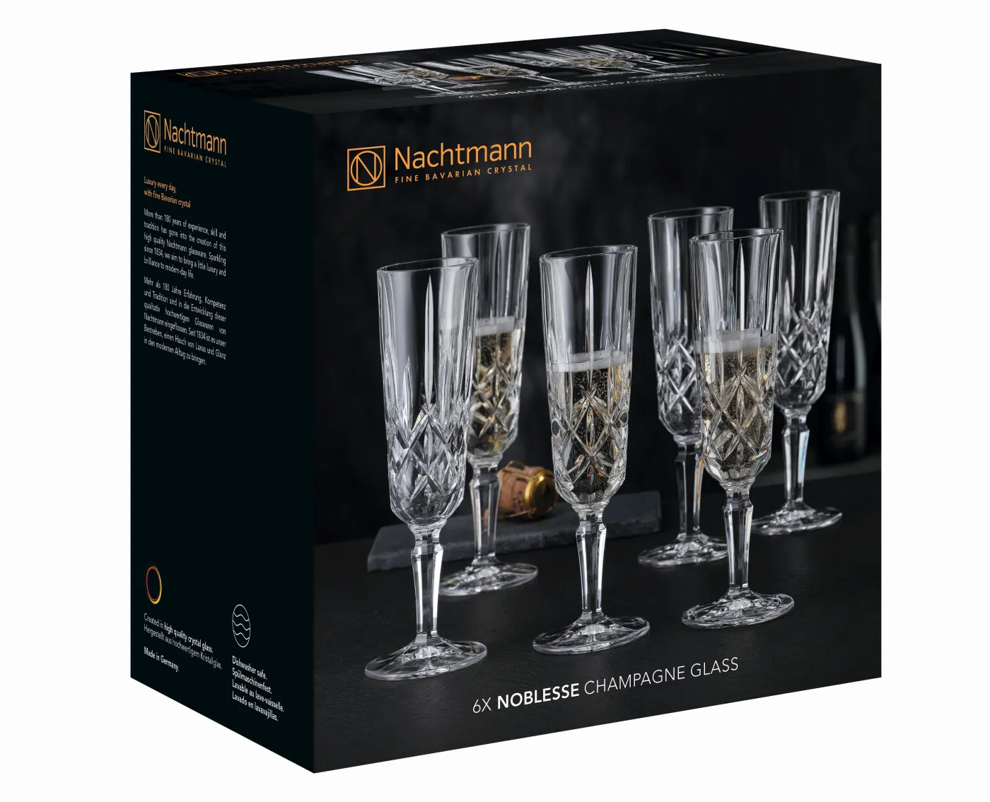 NACHTMANN Champagnerglas-Set 6-tlg. NOBLESSE