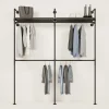 PAMO Kleiderstangensystem KIM DOUBLE 2 METAL