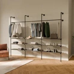 PAMO Kleiderstangensystem KIM 3 METAL