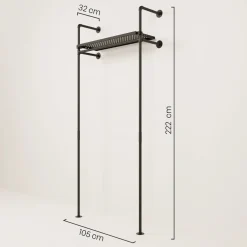 PAMO Kleiderstangensystem KIM 1 METAL
