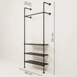 PAMO Kleiderstangensystem KIM 1 METAL