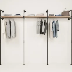 PAMO Kleiderstangensystem KIM 3 OAK