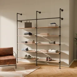 PAMO Kleiderstangensystem KIM 2 OAK