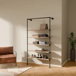 PAMO Kleiderstangensystem TIM 1 OAK