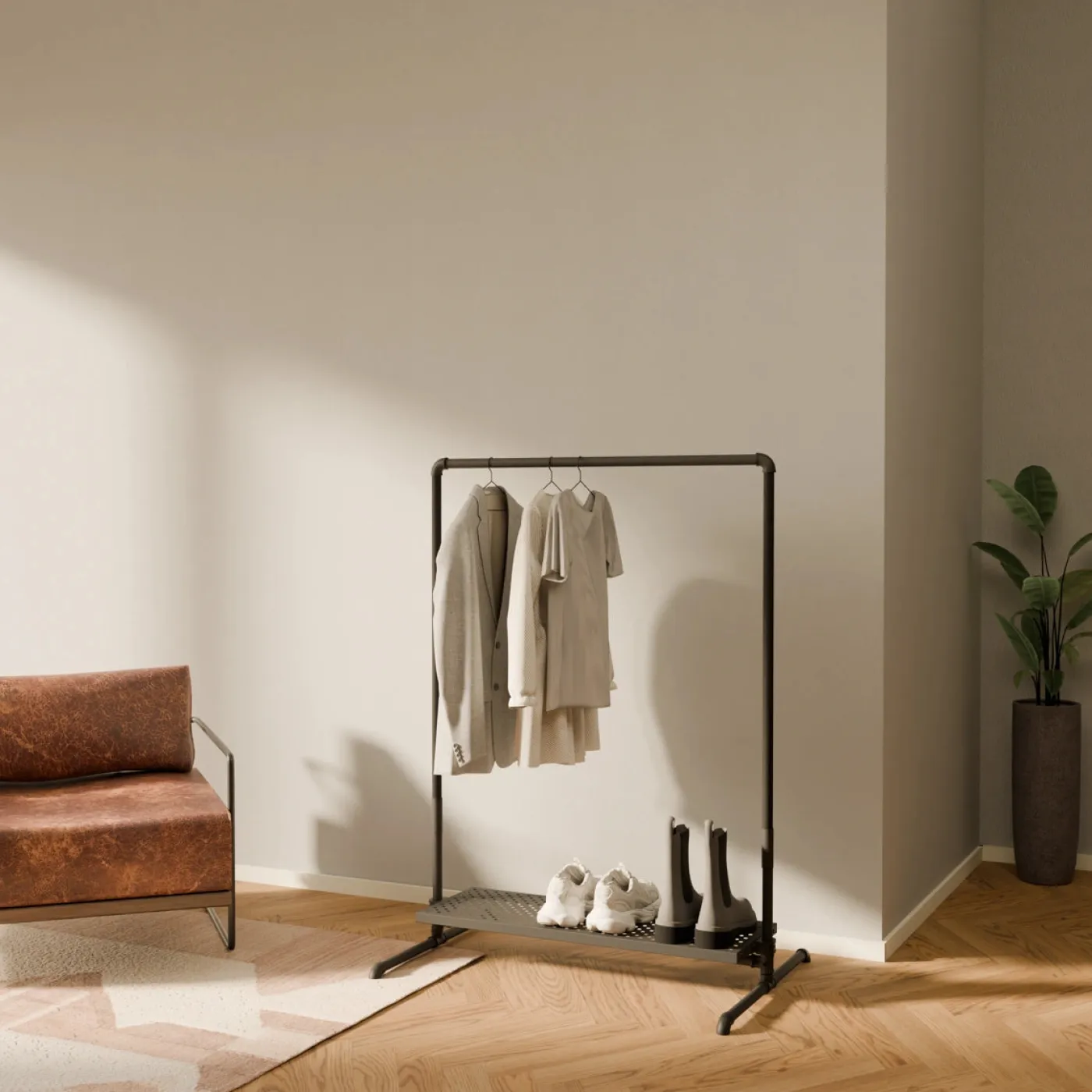 PAMO Kleiderständer LAS LOW 1 METAL