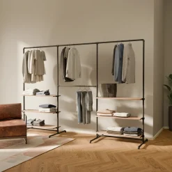 PAMO Kleiderständer LAS 3 OAK