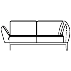 ROLF BENZ Sofa MERA