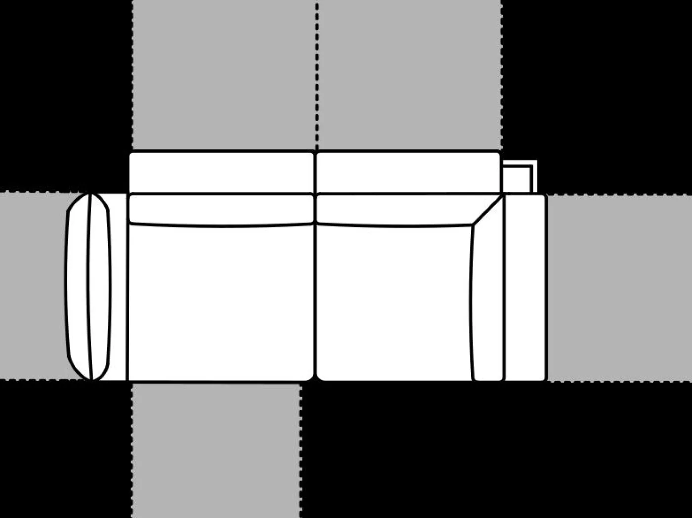 ROLF BENZ Sofa MERA
