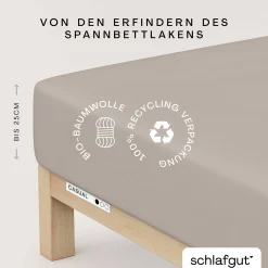 SCHLAFGUT Spannbettlaken CASUAL