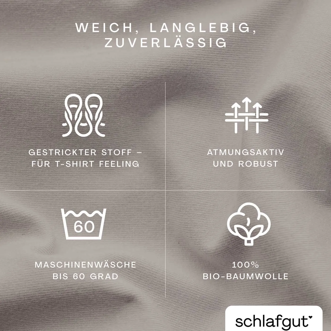 SCHLAFGUT Spannbettlaken CASUAL