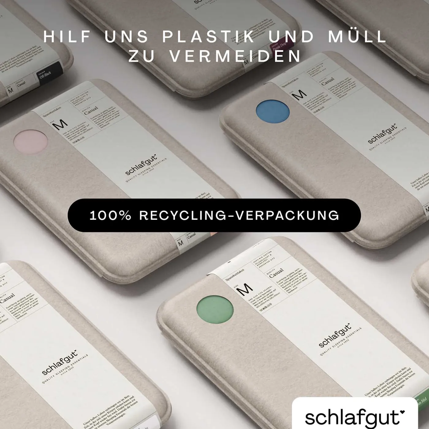 SCHLAFGUT Spannbettlaken CASUAL