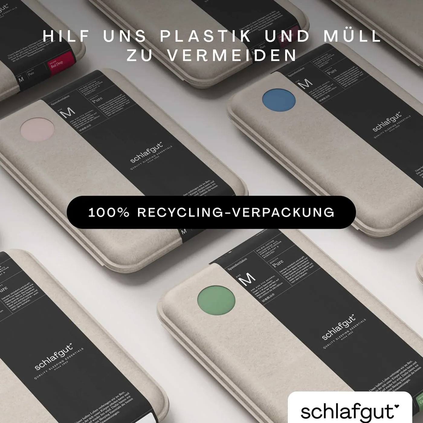 SCHLAFGUT Spannbettlaken PURE