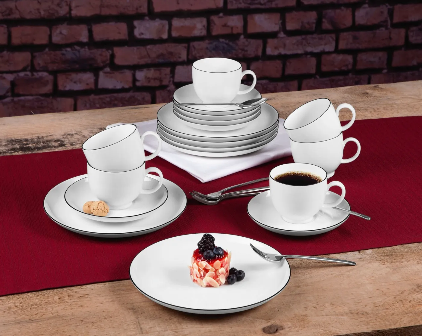 SELTMANN Kaffeeservice LIDO BLACK LINE
