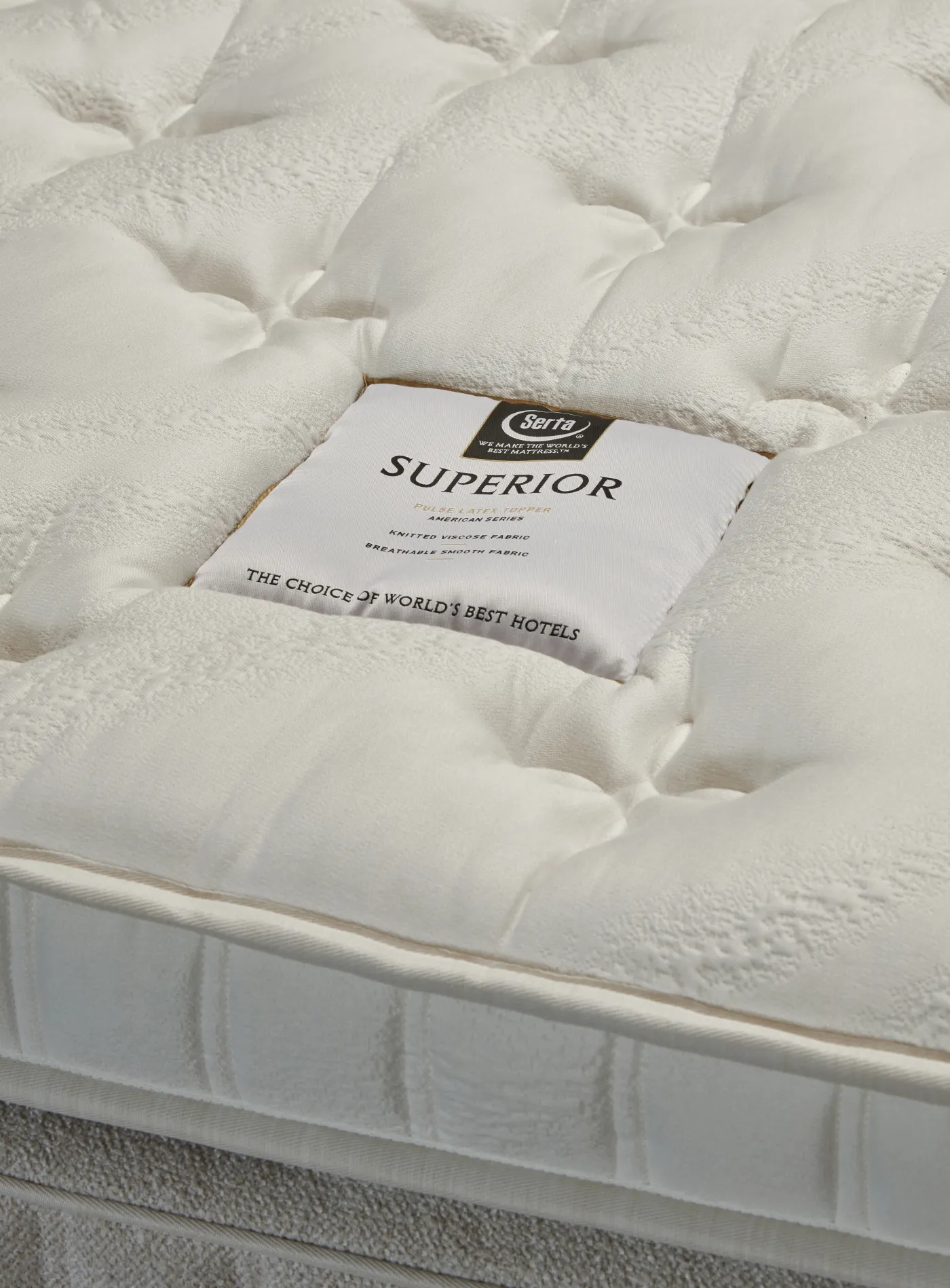 SERTA Boxspringbett EXPRESS BRUT