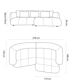 WER-SAL Sofa BESSO