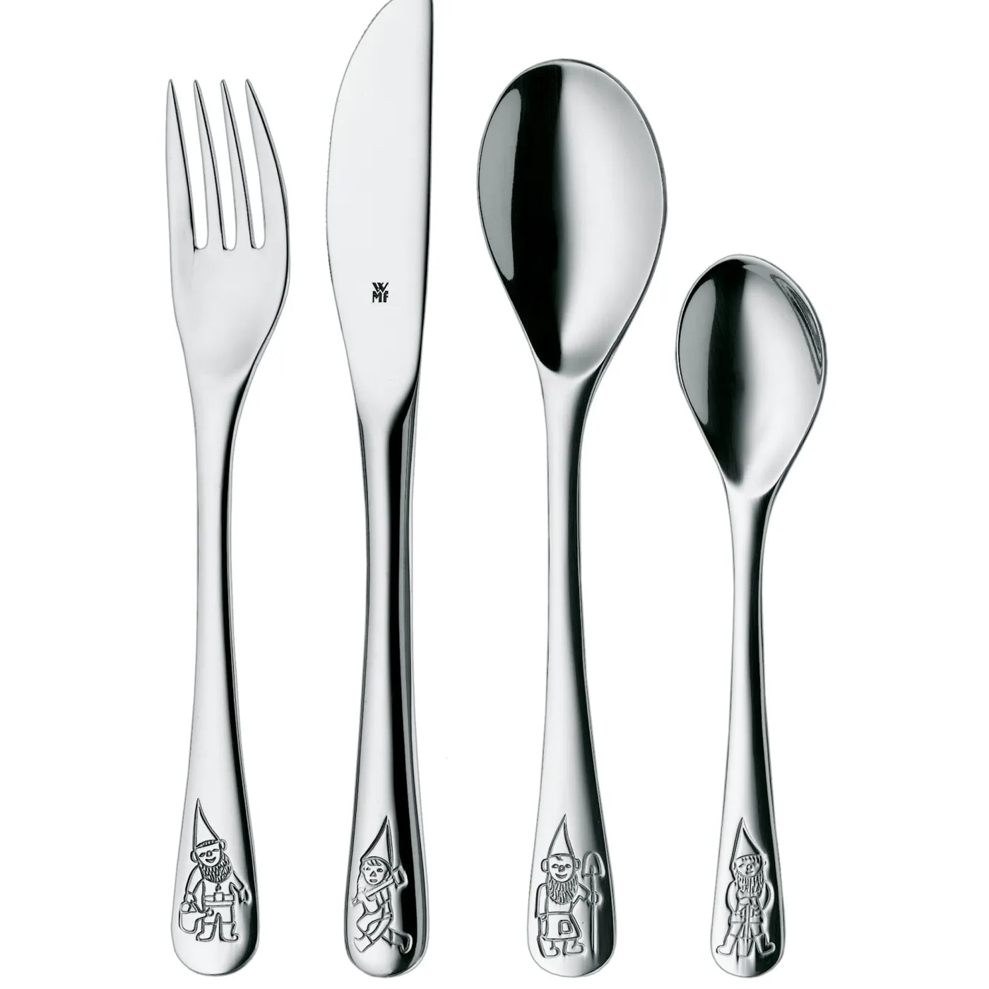WMF Kinderbesteck-Set ZWERGE 4-teilig